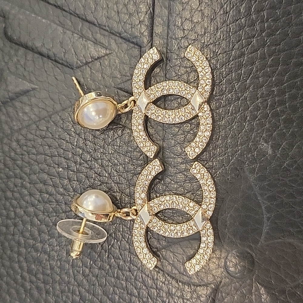 CHANEL earrings.